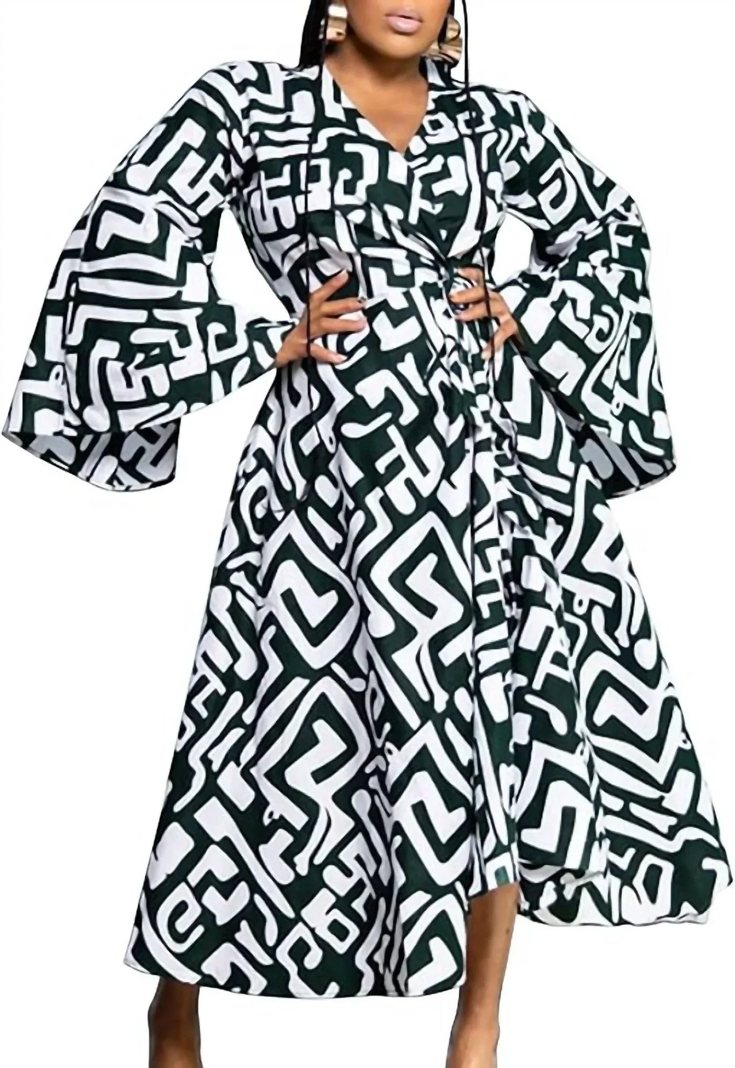 Kara Chic - Wrap Maxi Dress - Rack Hunt
