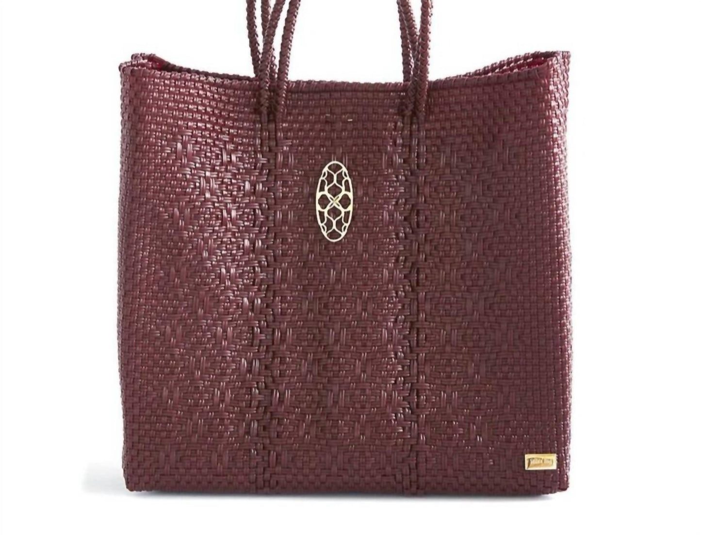 Women's Medium Woven Shoulder Strap Tote Bag