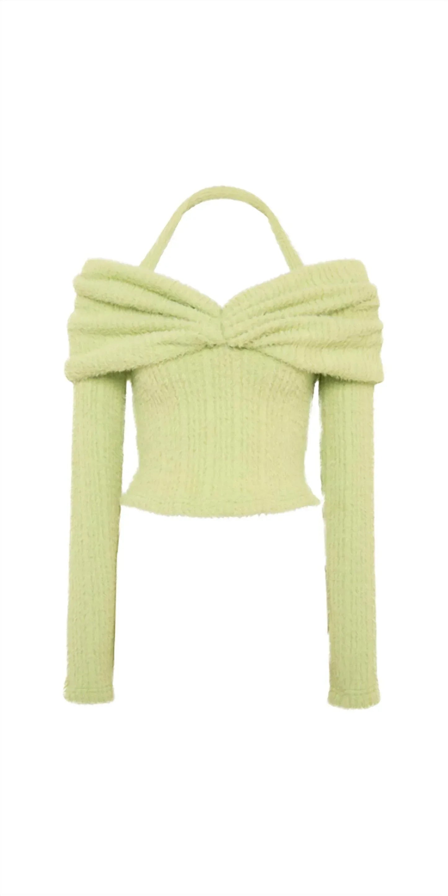 SIEDRÉS - Ledi Off-the-shoulder Ruched Knit Top - Rack Hunt