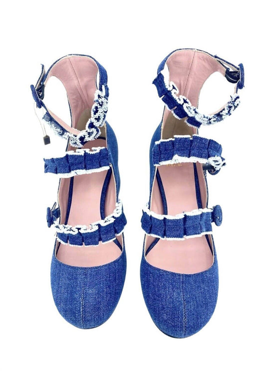 Tipe e Tacchi - Women's Mary Jane Triple Buckle Heels - Rack Hunt -