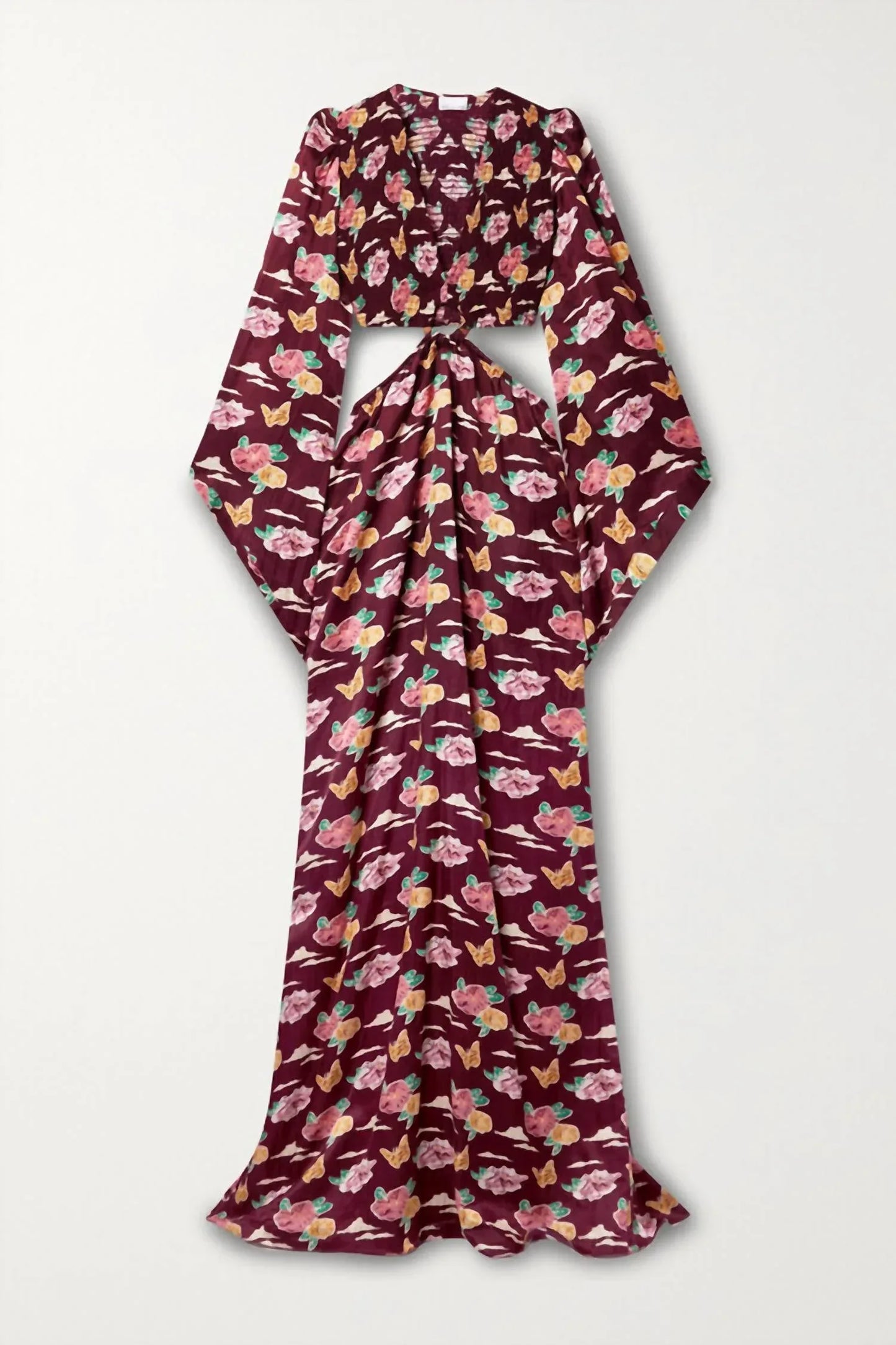 Miguelina - Amora Cut-out Floral Maxi Dress - Rack Hunt