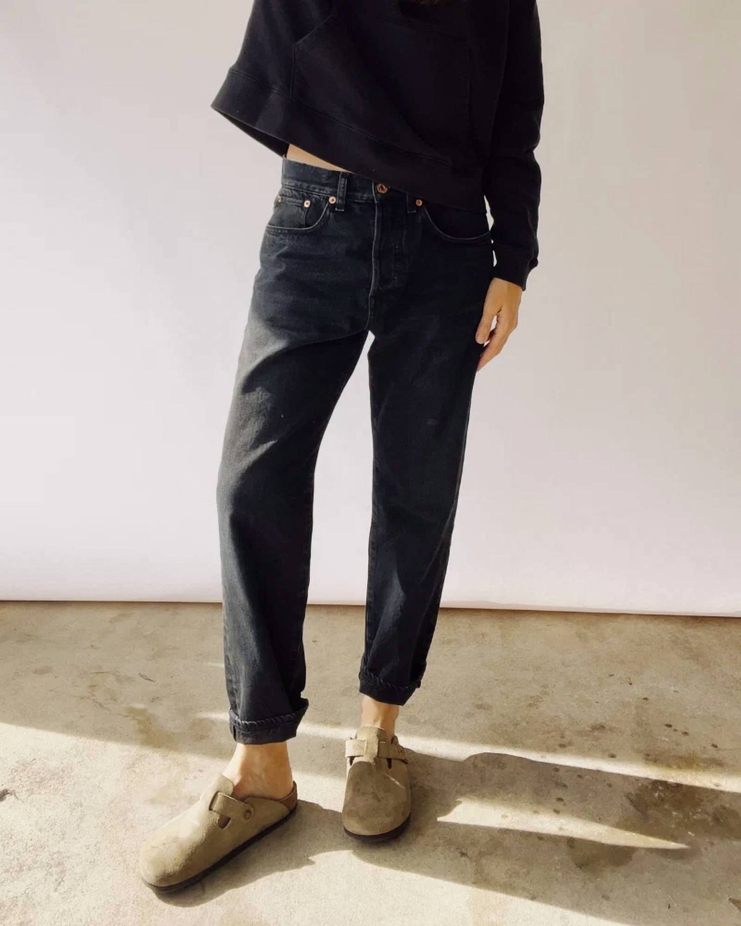 Loose Crop Jeans