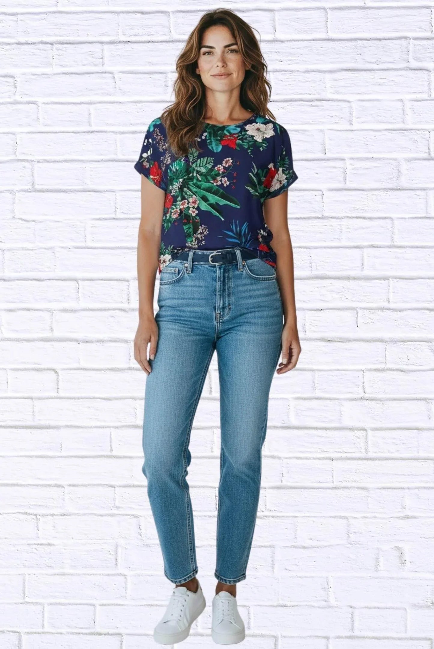 Diva USA - Tropical Floral Viscose Blouse - Rack Hunt