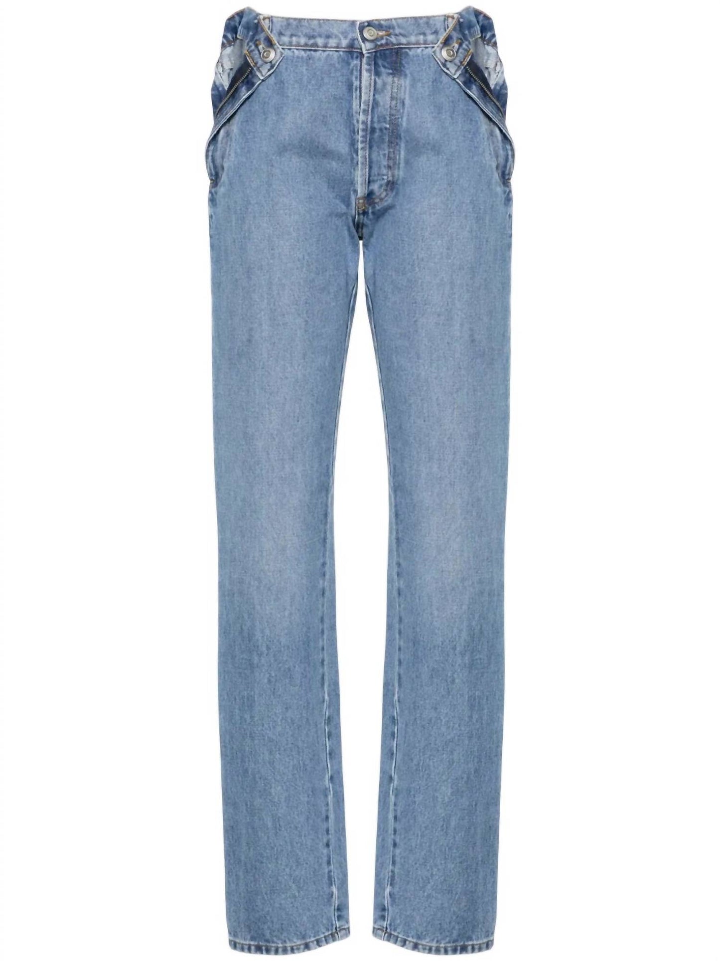 High Rise Straight Leg Jeans
