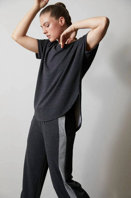 Activewear Chi French Terry Split Back Top
