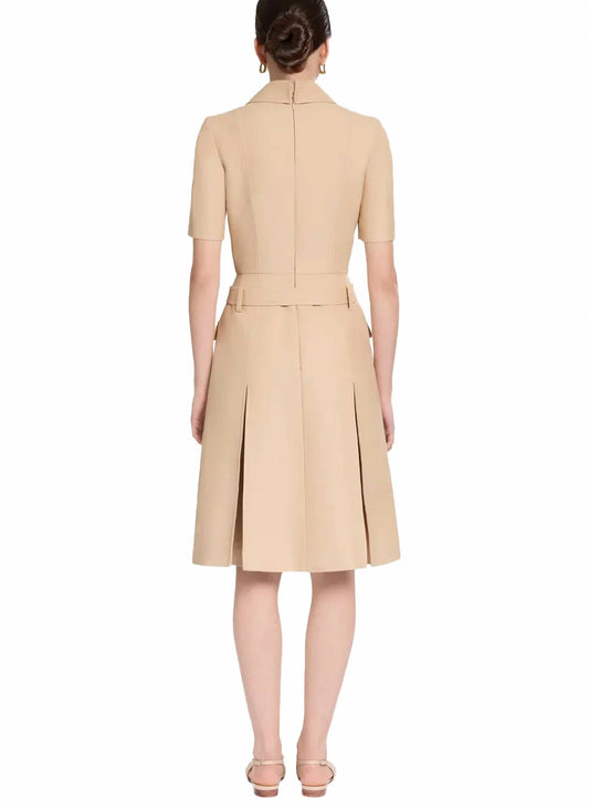 Gabardine Midi Dress