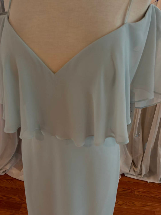 Women's Chiffon Off Shoulder Evening Dress