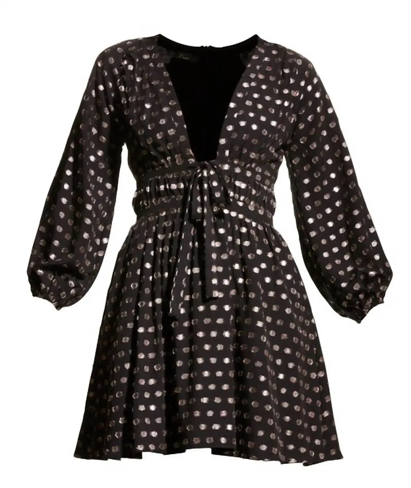 Lace - V-neck Mini Dress - Rack Hunt