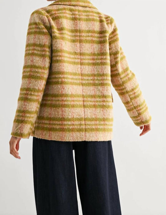 Meg Plaid Fringe Jacket