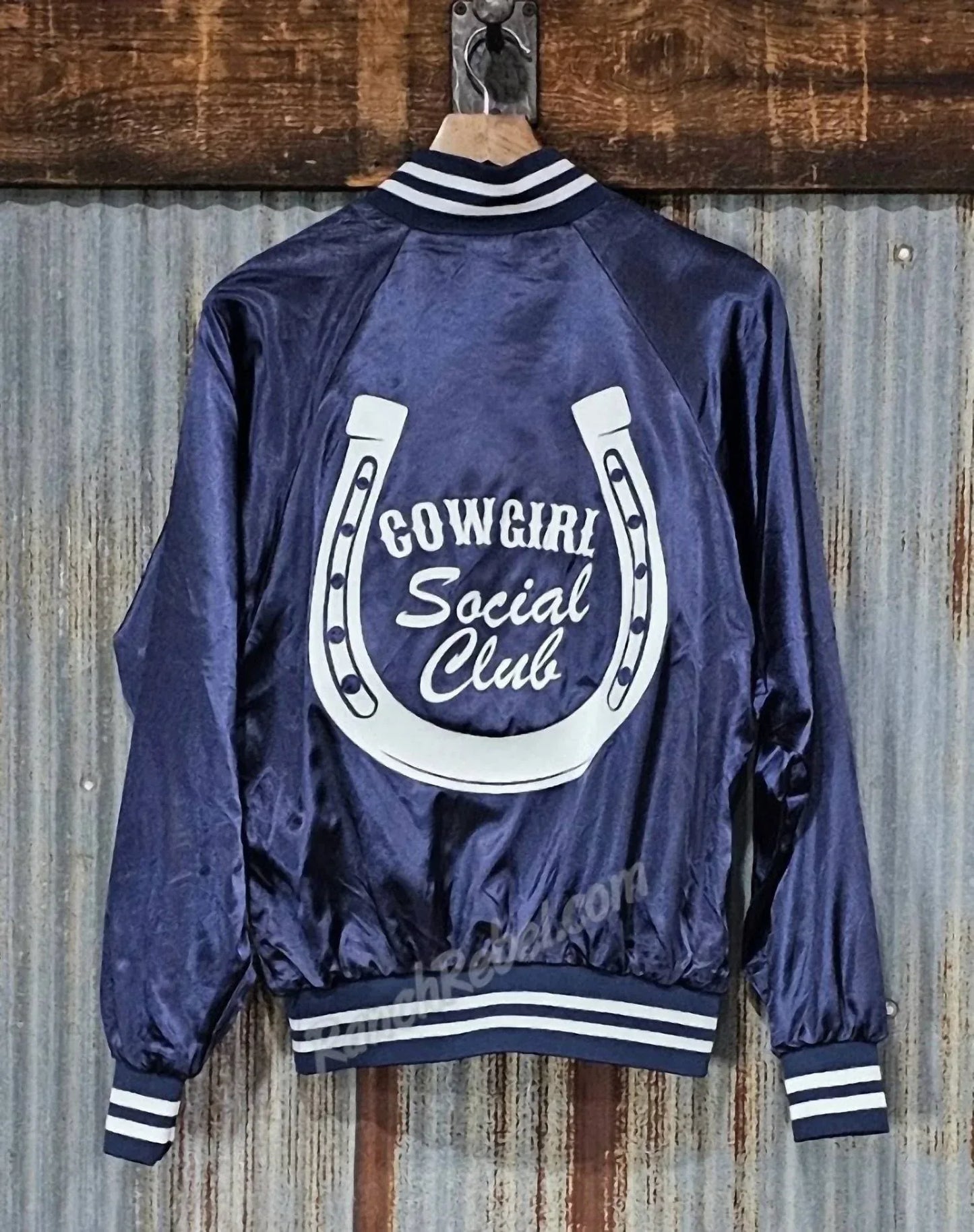 Summer Tees - Women's Cowgirl Social Club Bomber Jacket - Rack Hunt