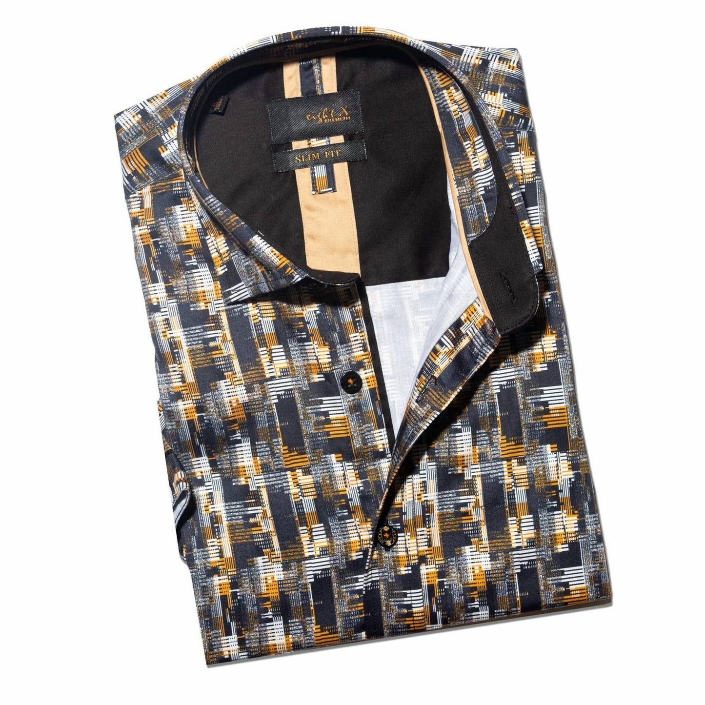 Golden Glitch Short Sleeve Shirt