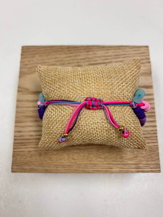 Pink Luna - Women's Adjustable Set Bracelet - Rack Hunt -