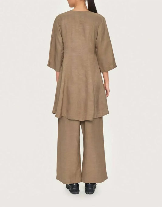 BITTE KAI RAND - Lazy Linen Blend Midi Dress - Rack Hunt