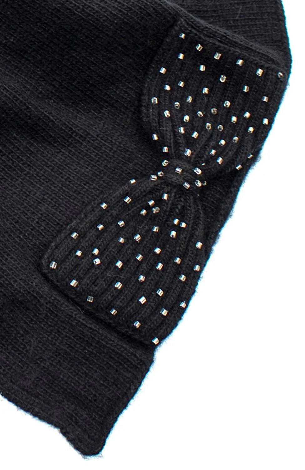 Portolano - Women's Beaded Bows Scarf - Rack Hunt