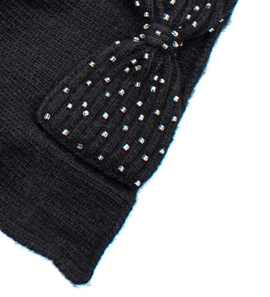 Portolano - Women's Beaded Bows Scarf - Rack Hunt