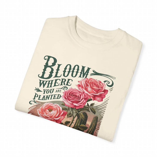 The Christian Boho - Women's Bloom Where You Were Planted Tee - Rack Hunt