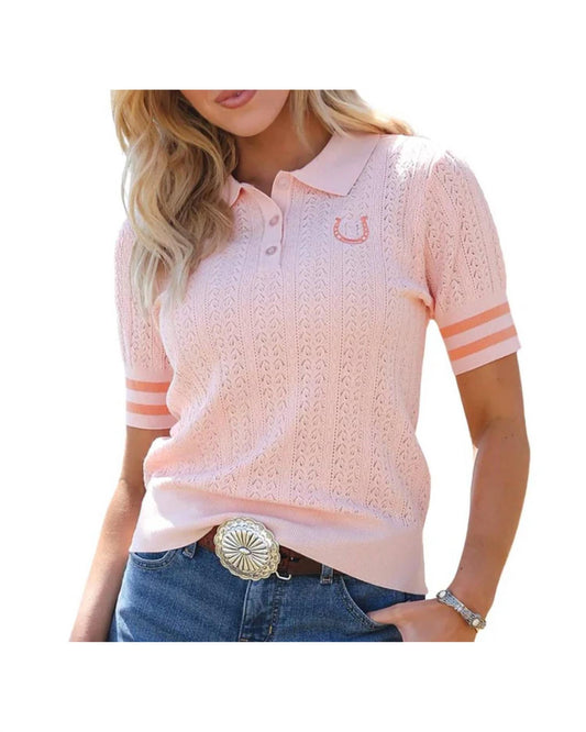 Horseshoe Polo Top