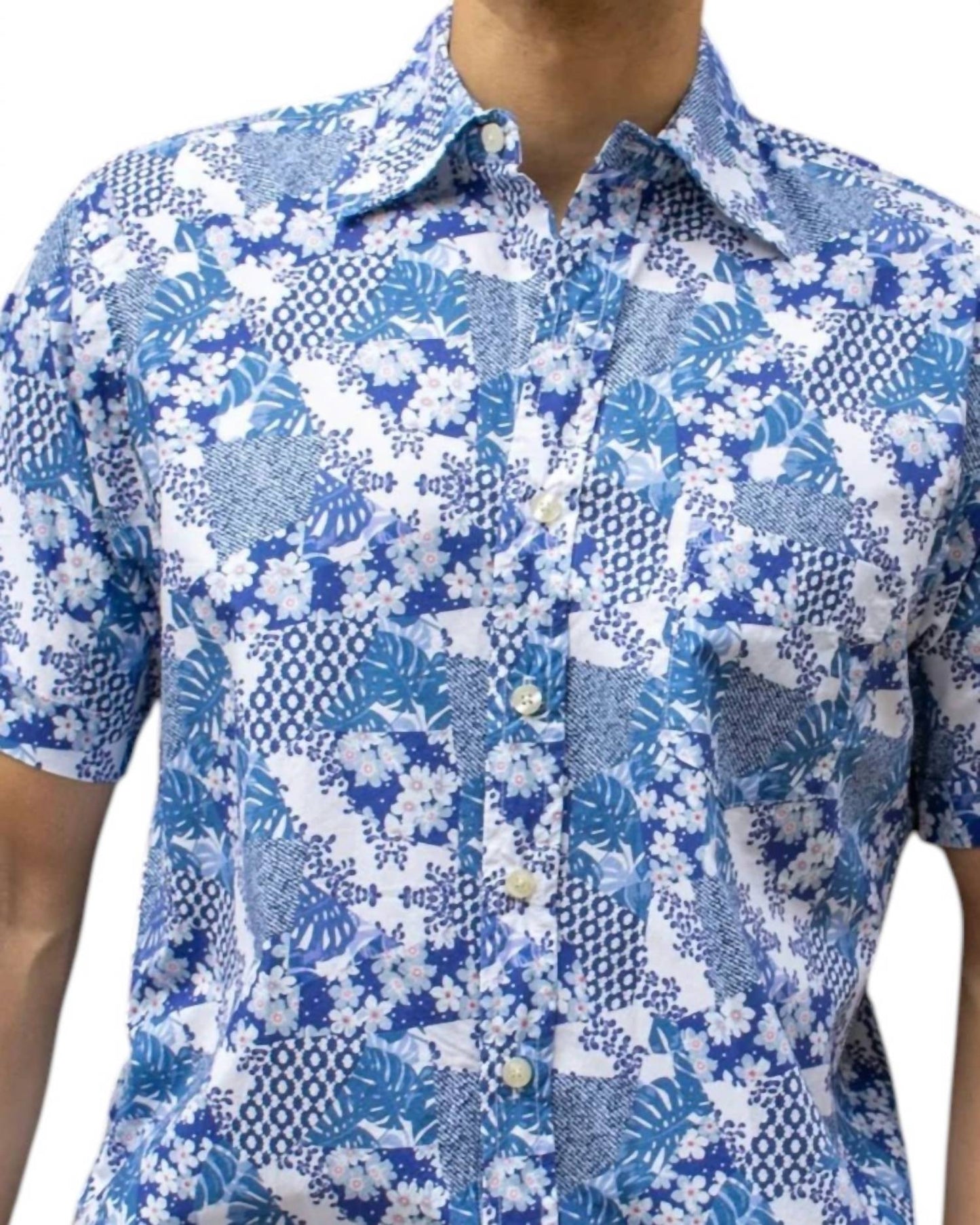 Button-up Front Short Sleeve Shirt