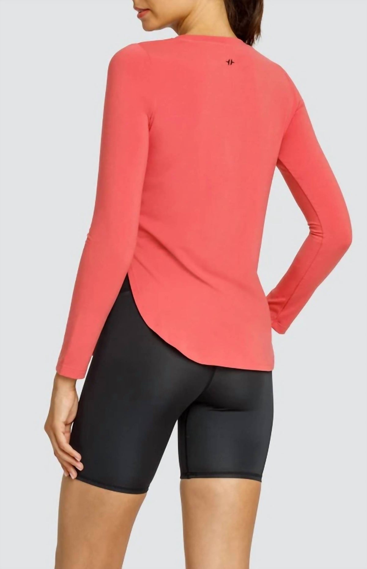 Panem Long Sleeve Curved Hem Top