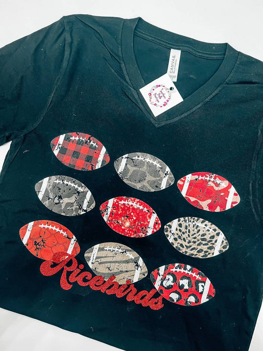 Ricebird Football Tee