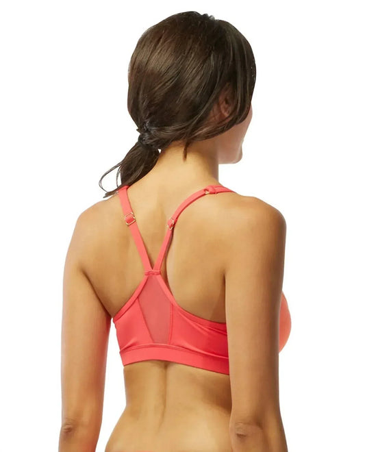 Coco Reef - Barbados D-cup Pure Racer Back Zip Front Underwire Bikini Top - Rack Hunt