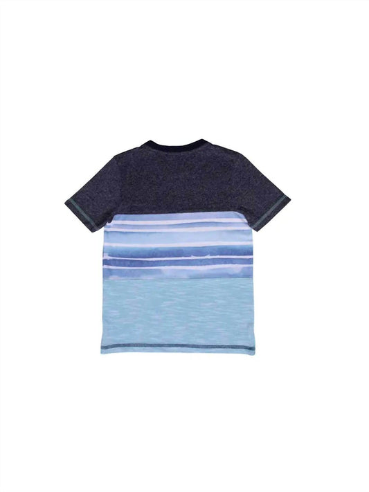 Bear Camp - Boy's Grant Stripe Tee - Rack Hunt -