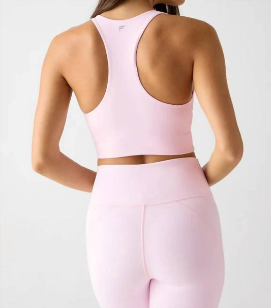 Built-in Cropped Bra Tank