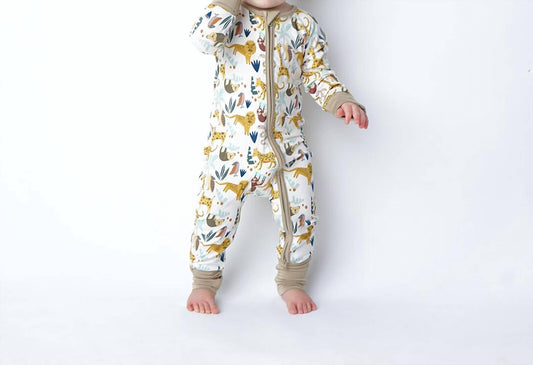 Baby's Pajama Convertible Footie Romper