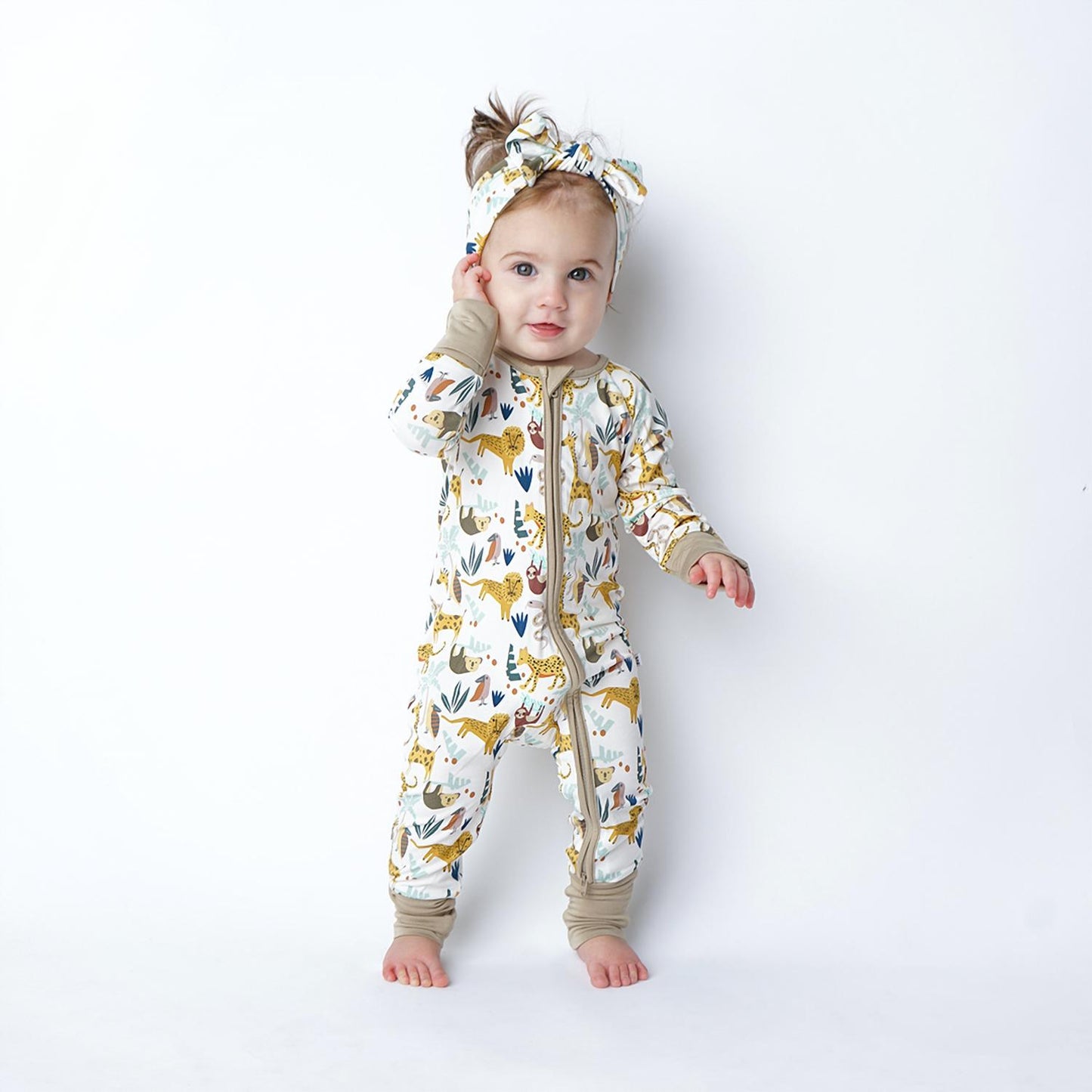Baby's Pajama Convertible Footie Romper