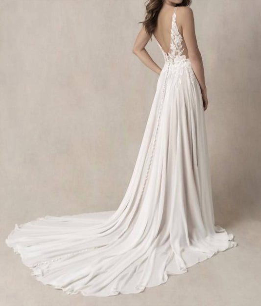 Floral Lace Wedding Dress