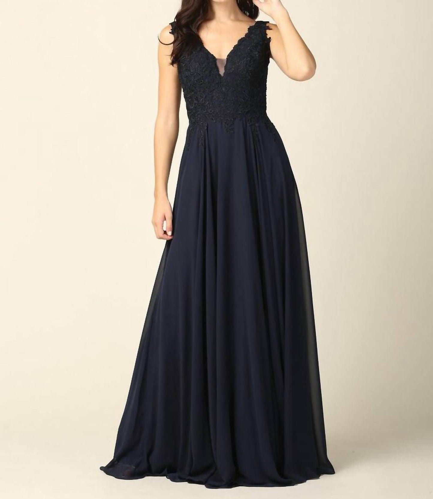 Long Sleeveless Formal Evening Elegant Dress