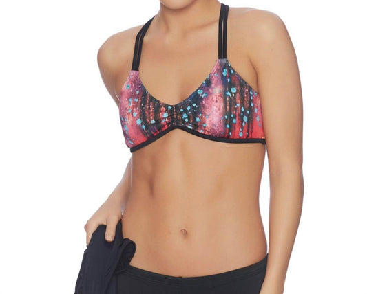 Exist By Next - Galaxy Activated 2-in-1 High Neck Tank Top With Sports Bra - Rack Hunt -