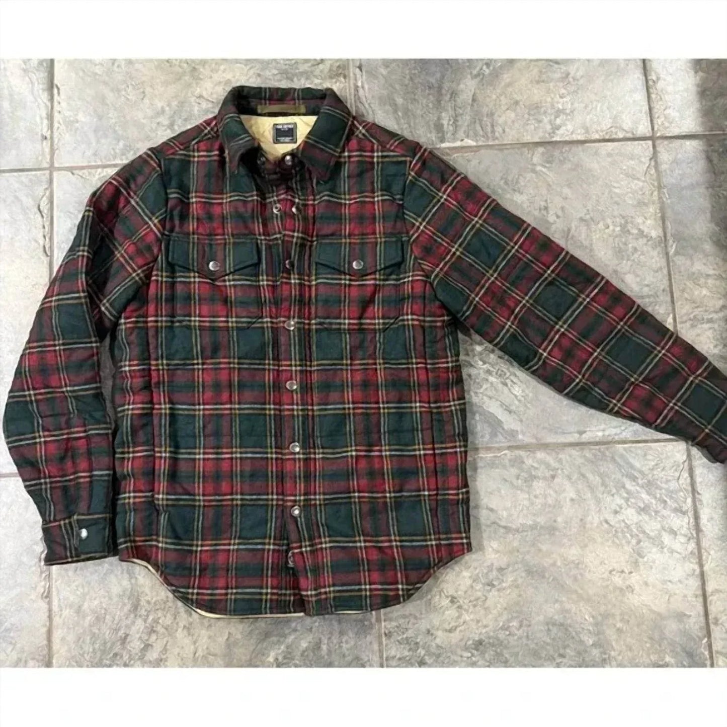 Todd Snyder - Quilted Wool Blend Plaid Shirt Jacket - Rack Hunt