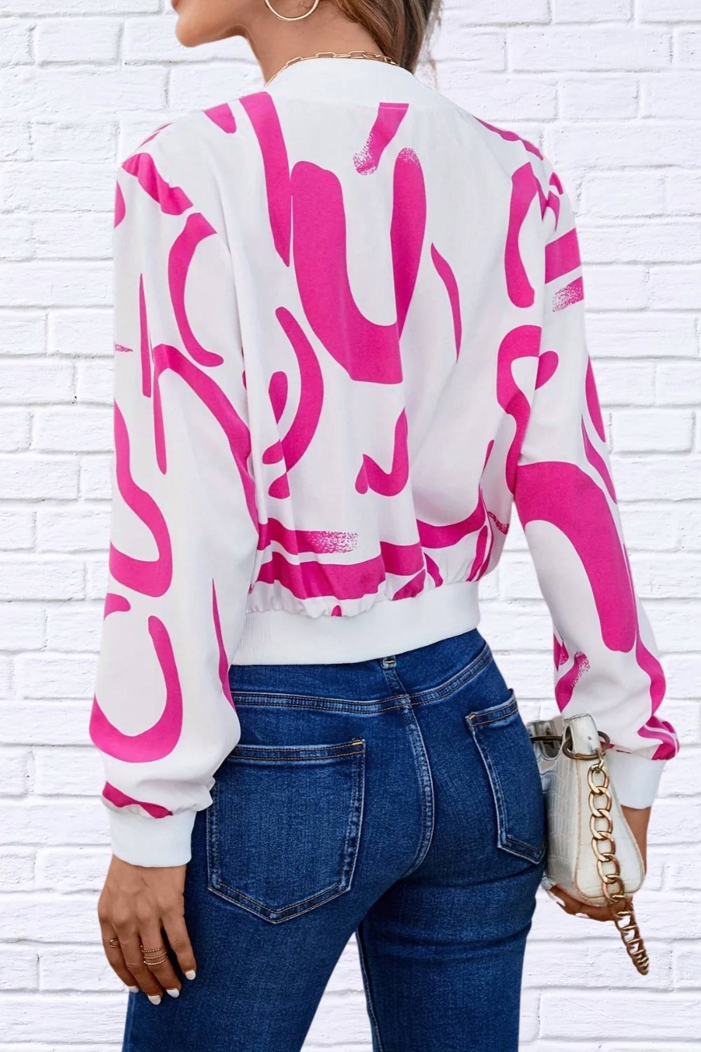 Zip- Up Cropped Jacket