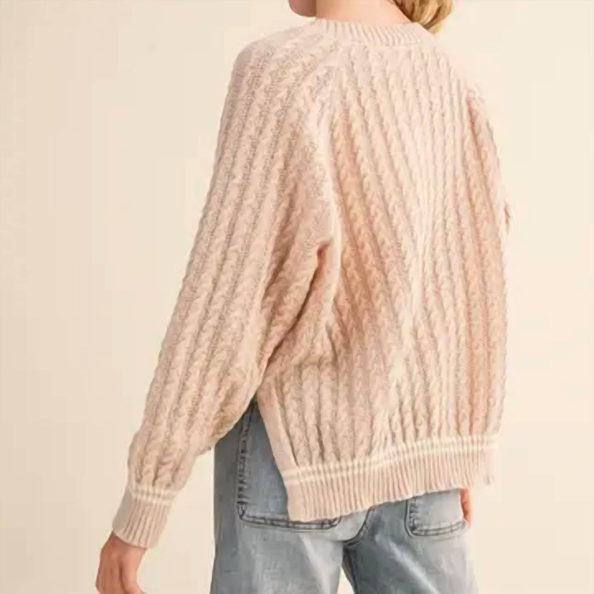 Girl's Sweet And Split Sweater