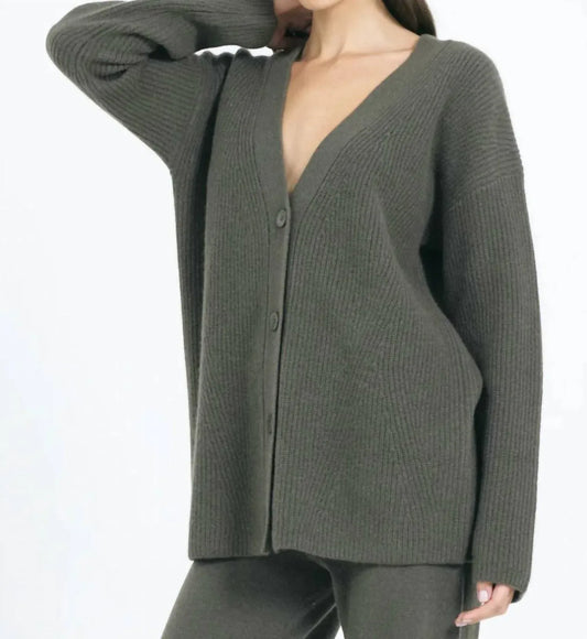 One Grey Day - The Pacific Cashmere Cardigan - Rack Hunt