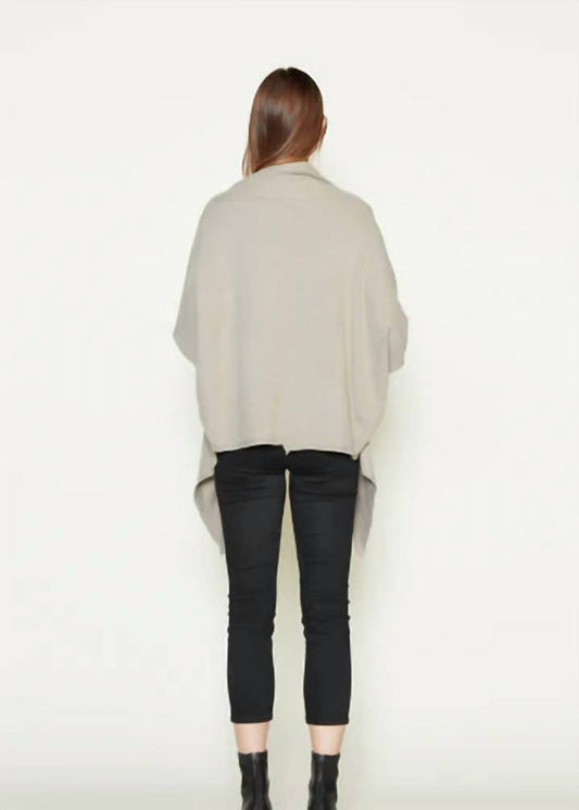 Front-tied Cape Cardigan