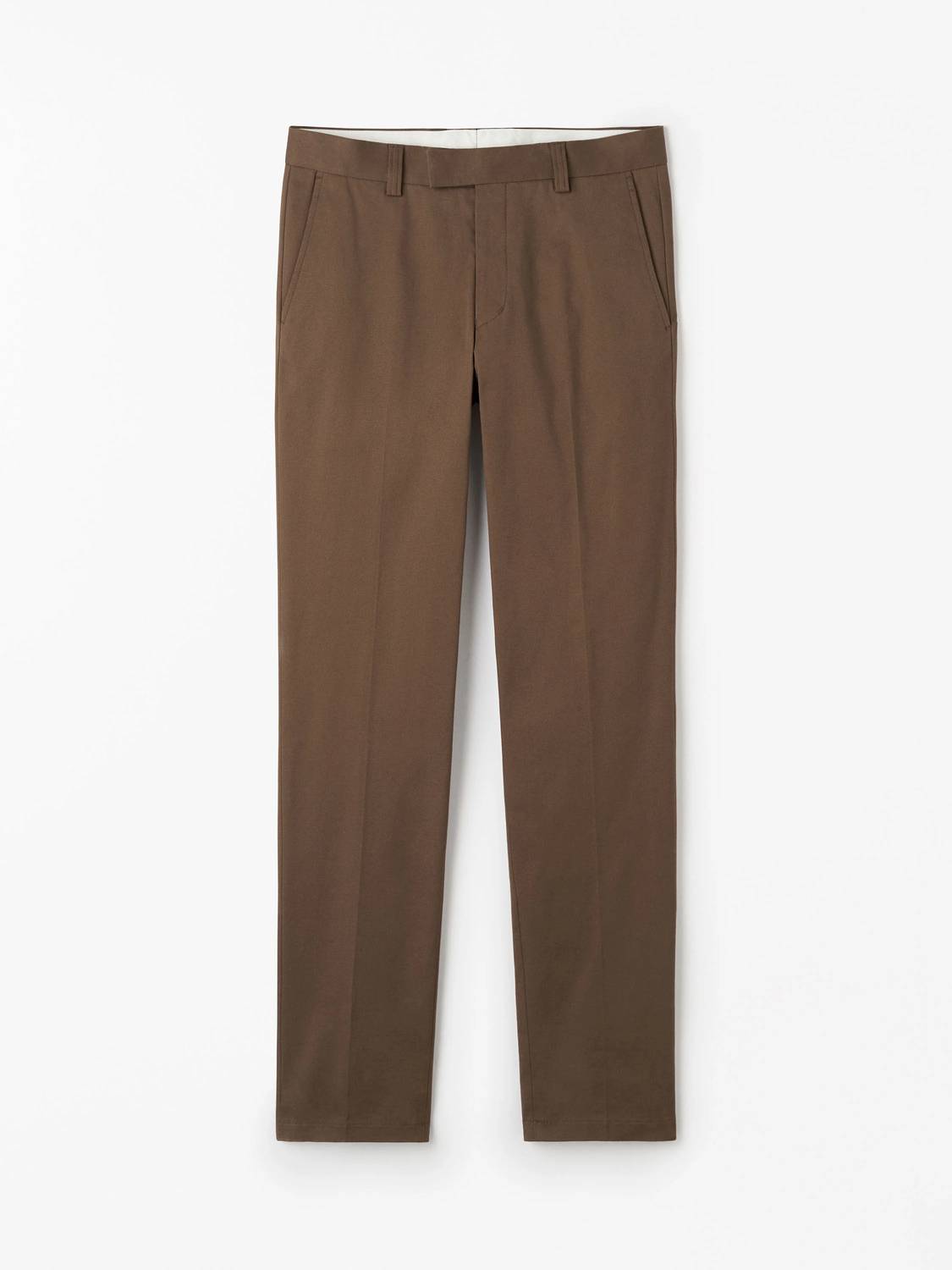 Tenuta C Cotton Mid Rise Straight Chinos