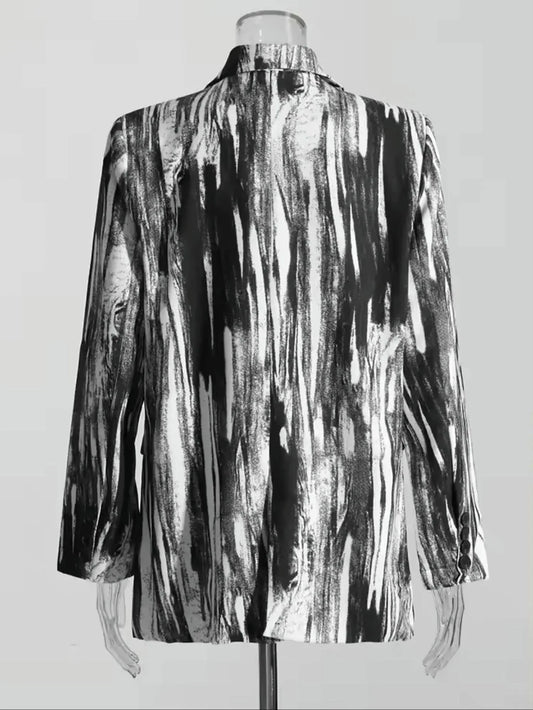TWOTWINSTYLE - Women's Abstract Aura Blazer - Rack Hunt