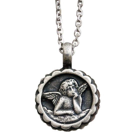Women's Guardian Angel Pendant