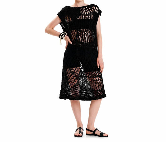 Nature Textures Midi Dress