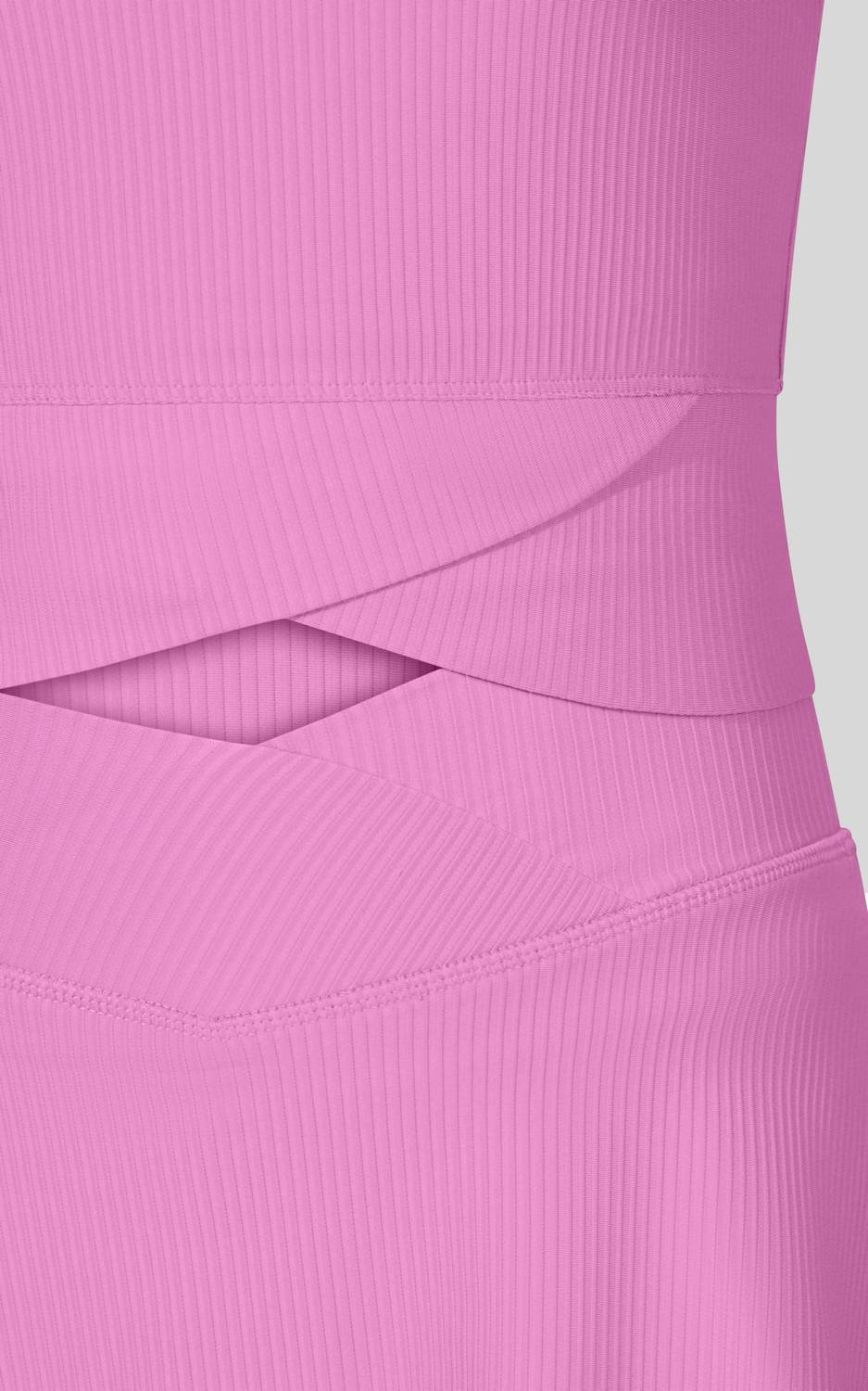 Little Girls' Rib Marie Crossover Top And Skort Set