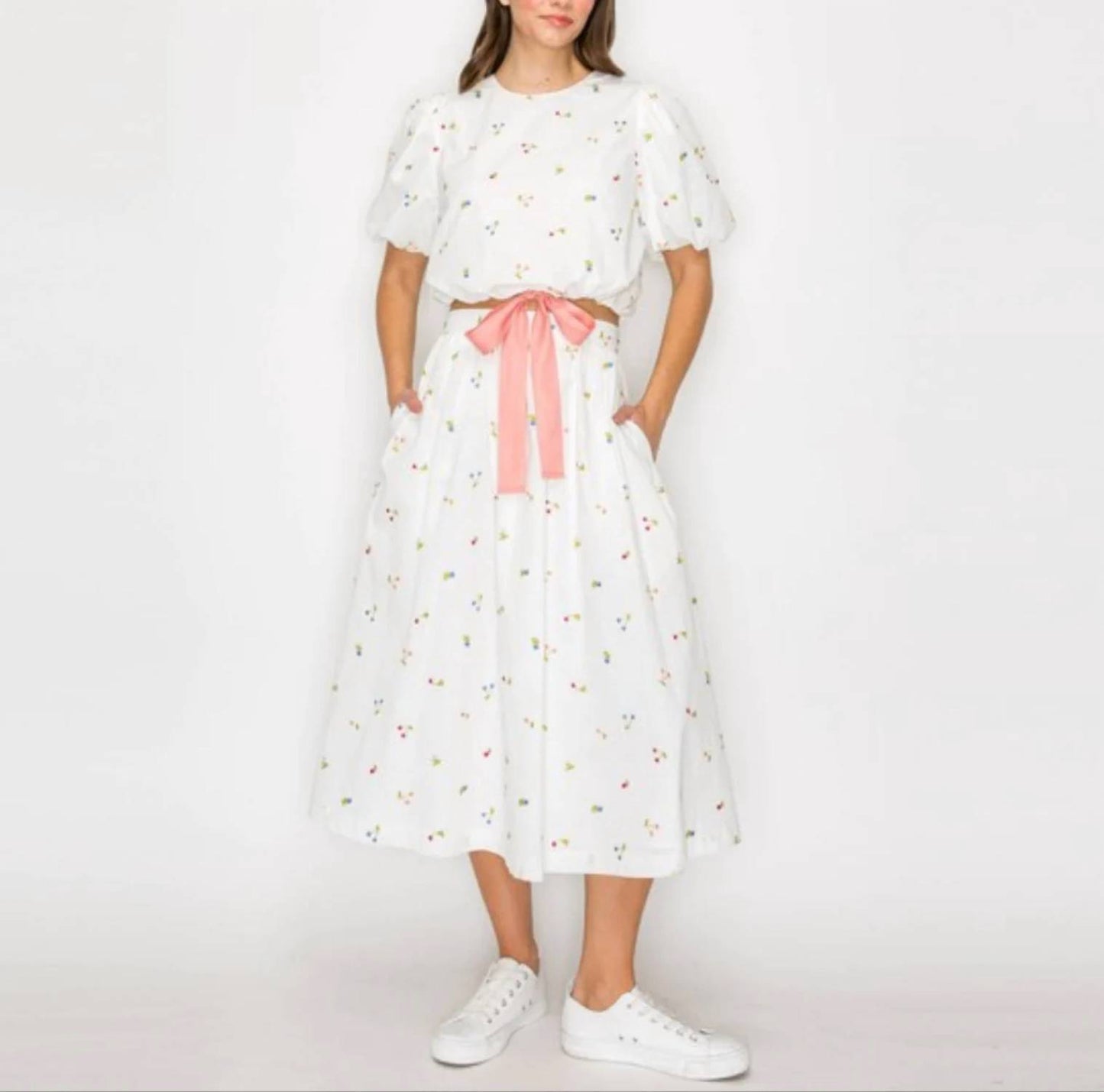 Embroidery Full Skirt