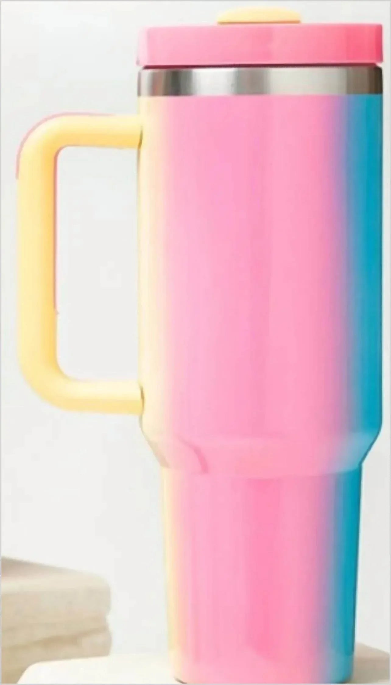 Wall to Wall - Vertical Rainbow 40 Oz Stainless Steel Insulated Tumbler - Rack Hunt