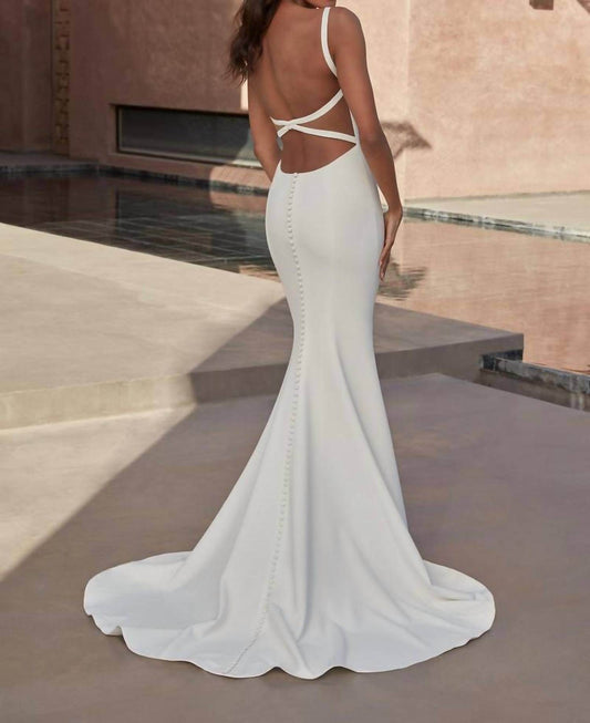 Justin Alexander - Square Neck Wedding Gown - Rack Hunt -