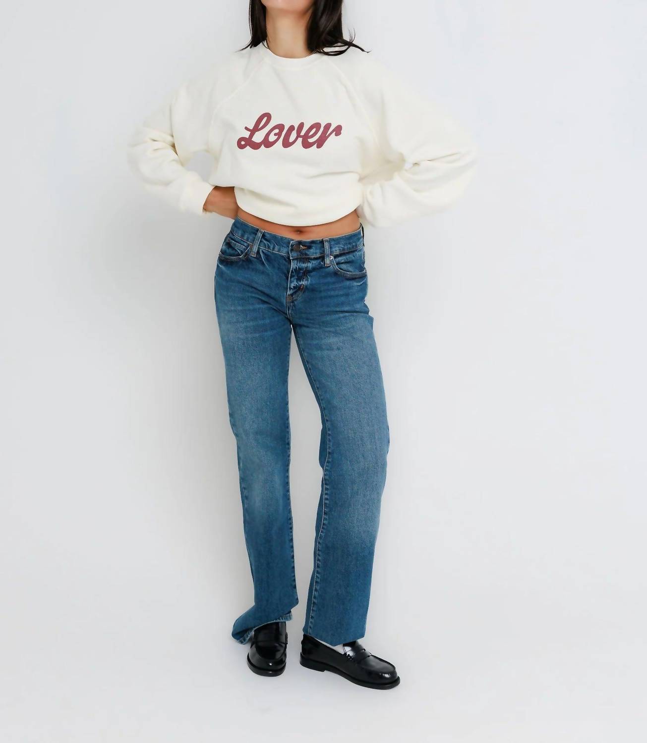 Lover Raglan Crew Sweatshirt