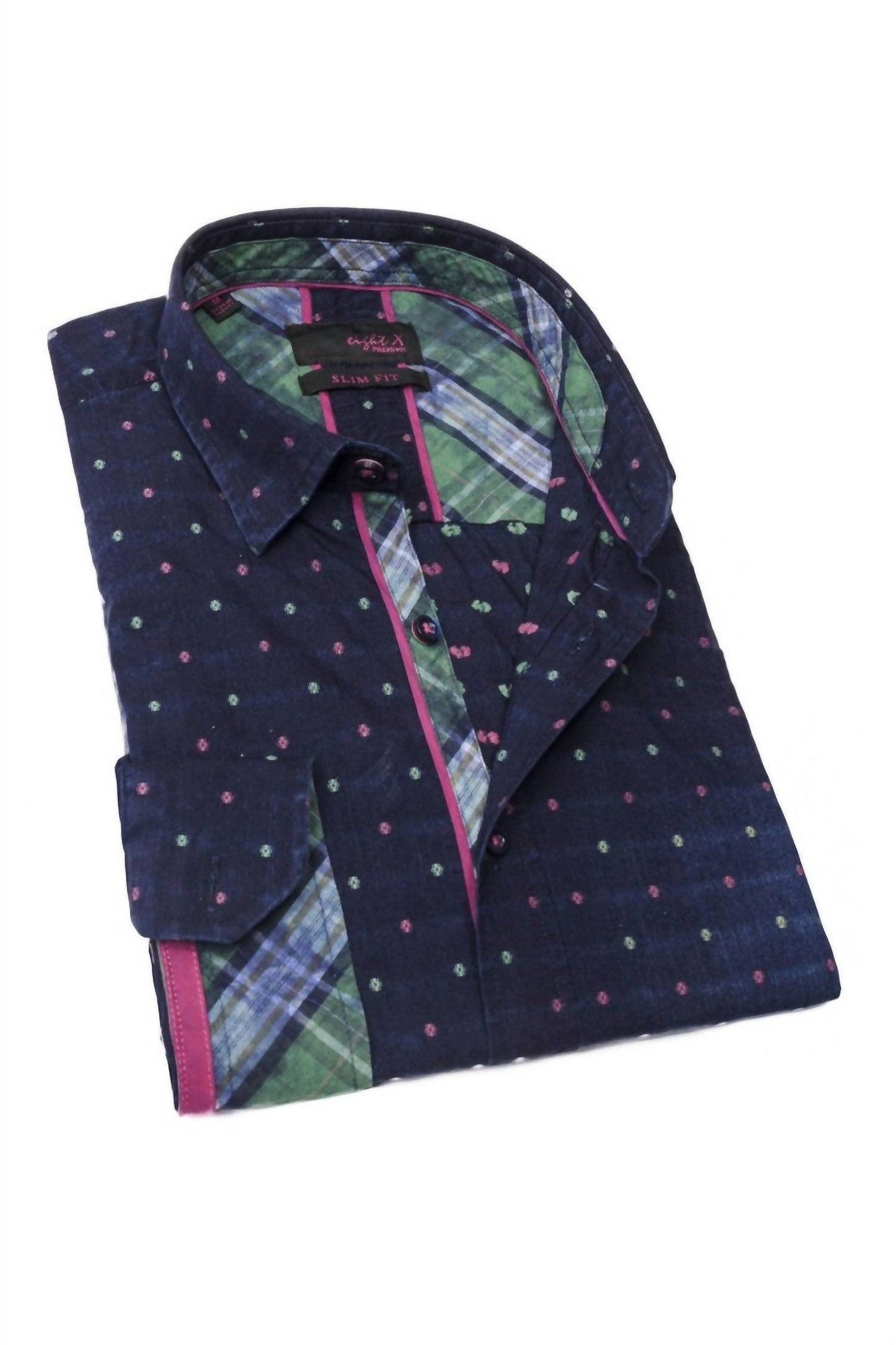 Fill Coupe Denim Button Down Shirt