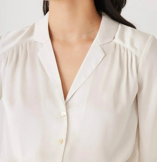 Rose Velvet - Rose Japanese Charmeuse Blouse - Rack Hunt