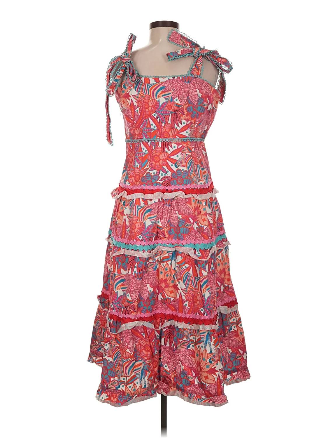 Tropical Trapeze Naomi Dress
