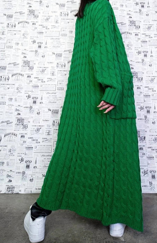 My long knitted sweater cardigan